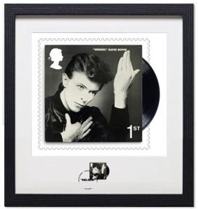 David Bowie Francobolli Heroes-Framed-Print-large1