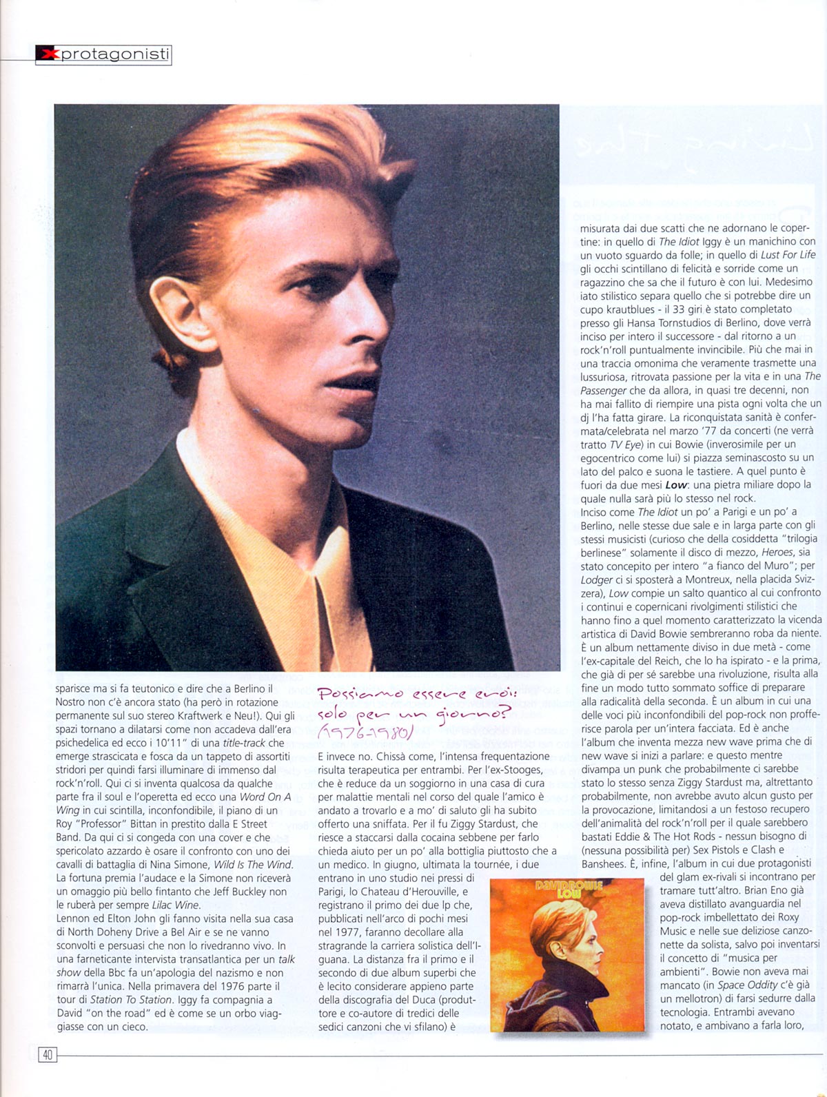 Bowie Stampa Mucchio Extra 2006