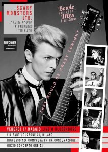 Scary Monsters Blueshouse Bowie appuntamenti maggio 2019